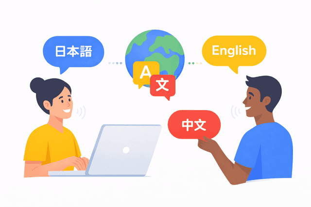 8 languages supported